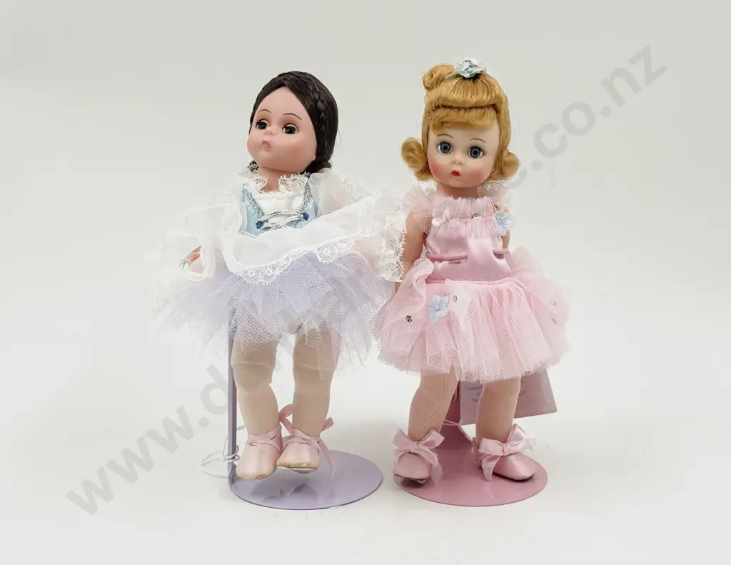 Madame Alexander Blue Ballet Recital Ballerina and C1988 Pink Ballerina 20cm Image 1++