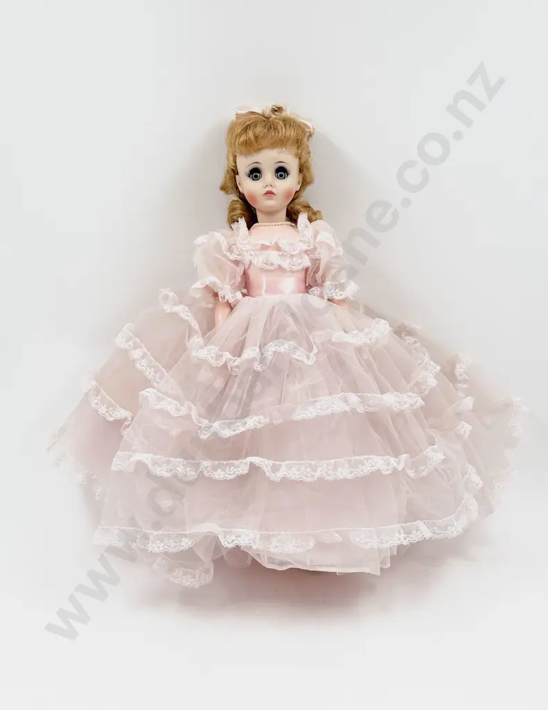 Madame Alexander Elise wearing original Pink Tulle Dress 44cm Image 1++