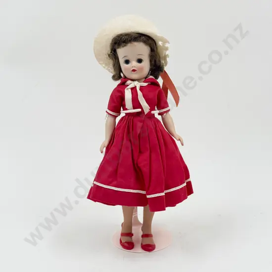 C1950's Vogue Jill Hard Plastic Bent Knee Walker Doll with Original Outfit 26cm