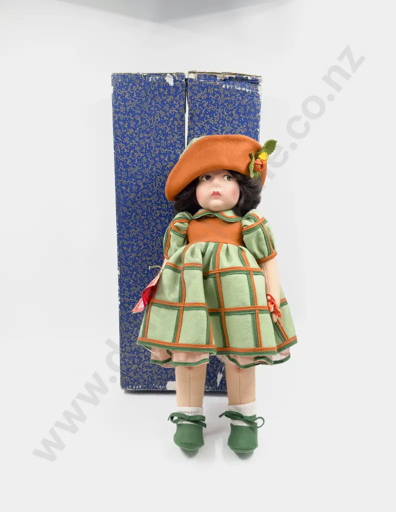 C1979 Italian Lenci CloClo All Felt Doll Ltd Ed of 999 49cm with original box and certificate Image 1++