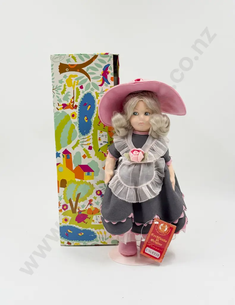 C1998 Italian Lenci Valeria All Felt Doll Ltd Ed of 1999 Model #507 33cm with original box and certificate Image 1++
