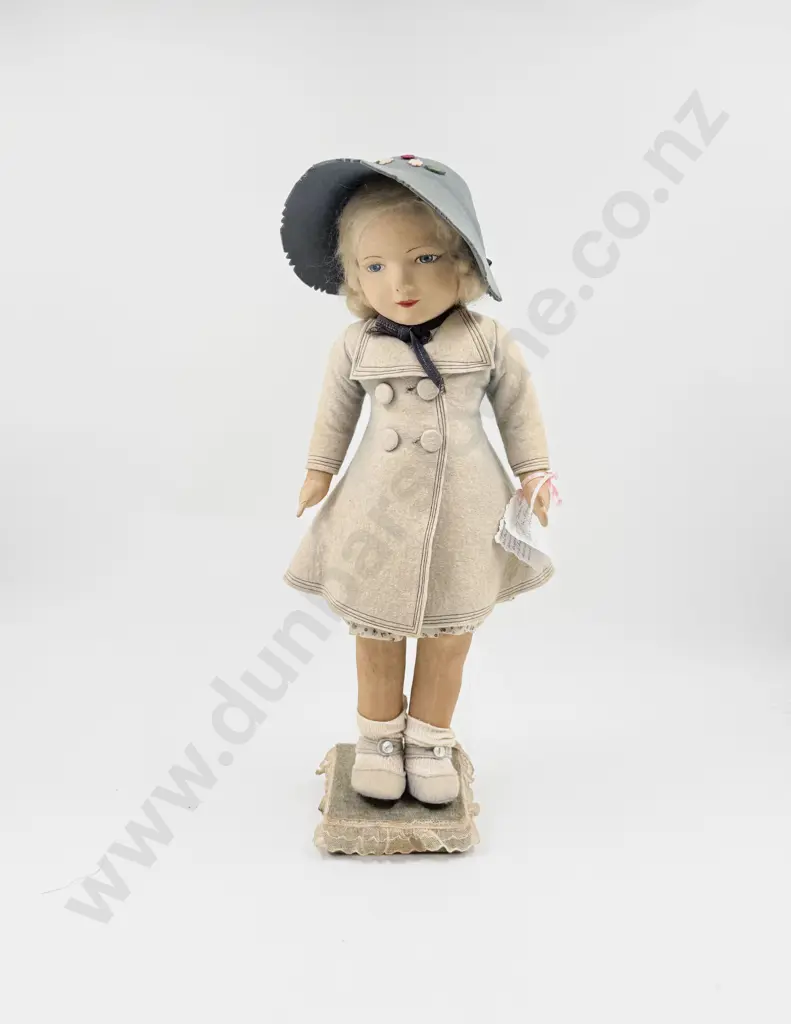 Pre-War Chad Valley Hygiene Toys All Cloth Doll Image 1++