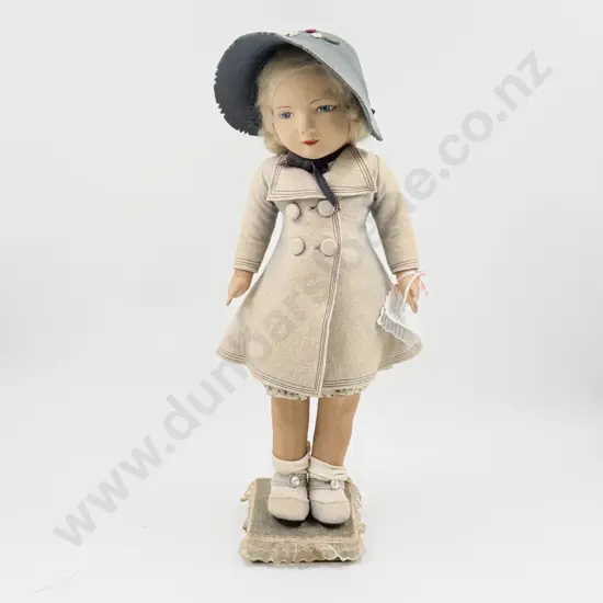 Pre-War Chad Valley Hygiene Toys All Cloth Doll