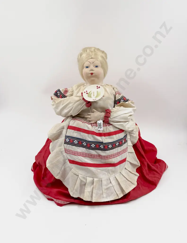 Vintage Large Russian (Mockobckar) Babushka Tea Cosy Doll Image 1++