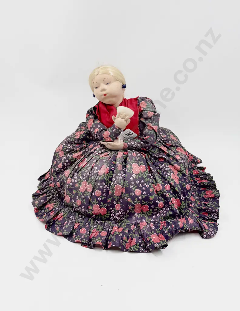 Vintage Large Russian (Mockobckar) Babushka Tea Cosy Doll Image 1++