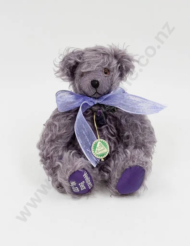 Hermann Amethyst Wellness Ltd Ed No170 Teddy Bear 25cm Image 1++