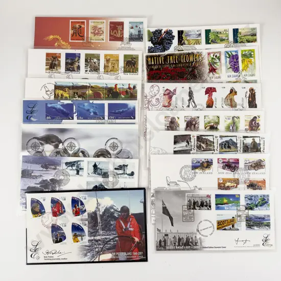 NZ 10 Special Edition Military SIgned Souvenir Stamp Covers