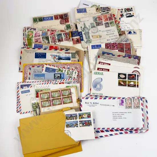 Pacific Island and World Vintage Airmail FDC's and Mail Histories