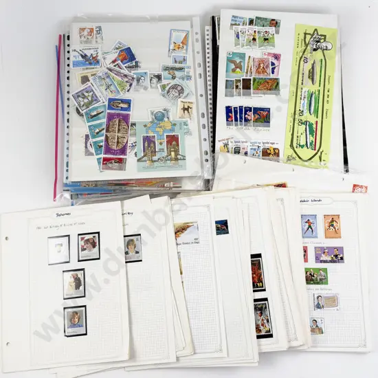 Qty Various World Loose Album Pages