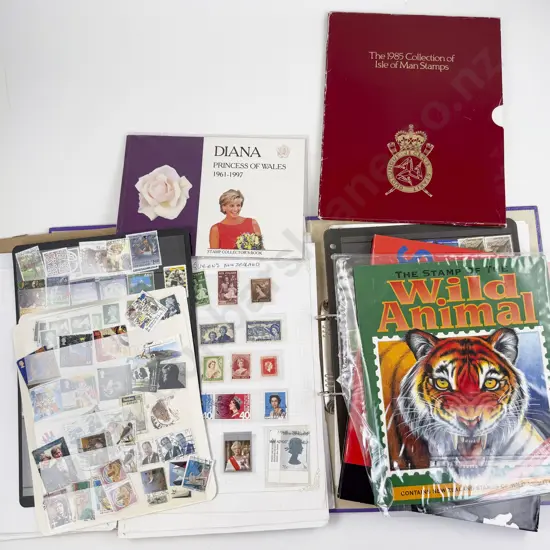 NZ and Australia Mixed Lot Loose Stamp Pages Stamp Packs and Assorted