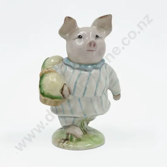 Beswick Beatrix Potter's Little Pig Robinson - Gold Back Stamp C1955 - 1975