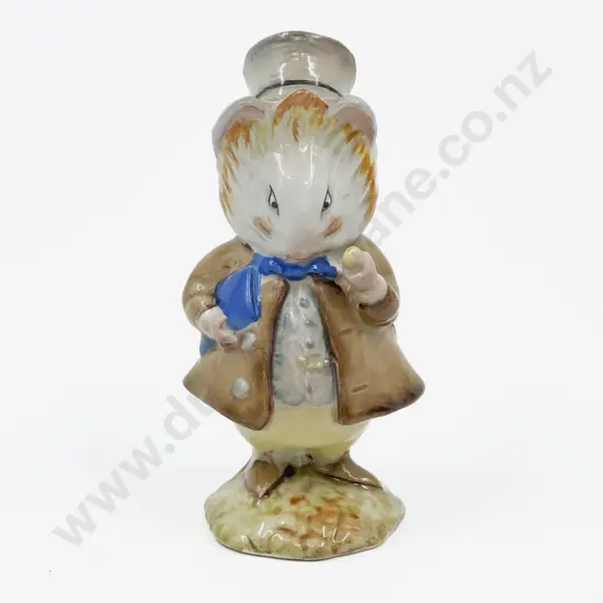 Beswick Beatrix Potter's Amiable Guinea-Pig - Gold Back Stamp C1955 - 1975