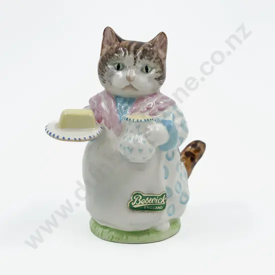 Beswick Beatrix Potter's Ribby - Gold Back Stamp C1955 - 1975 with label