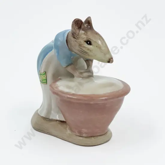 Beswick Beatrix Potter's Anna Marie - Gold Back Stamp C1955 - 1975 with label