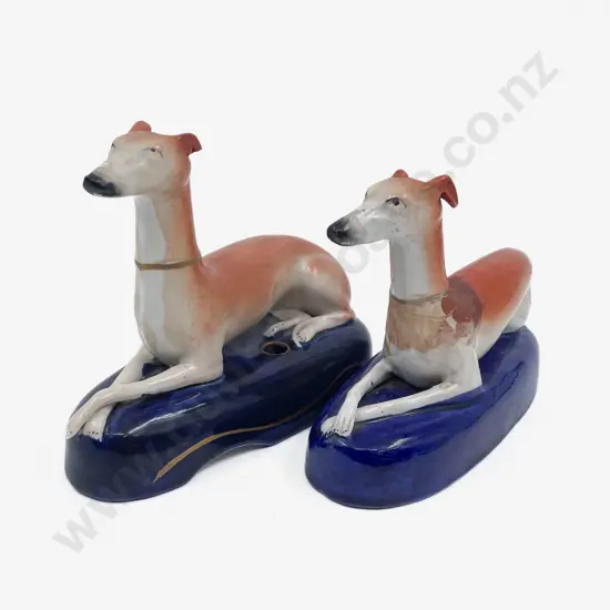 Pair of Greyhound Ceramic Figurines
