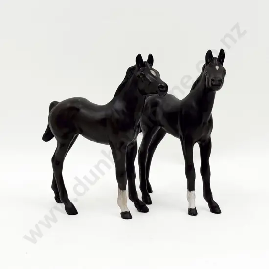 Two Royal Doulton Ceramic Foal Figurines