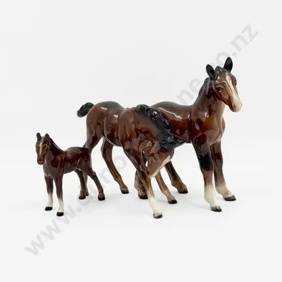 Three Beswick Ceramic Foal Figurines