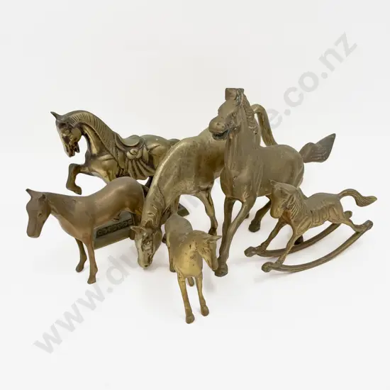 Quantity of Bronze Horse Figurines