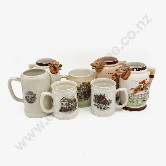 Seven Assorted Steins