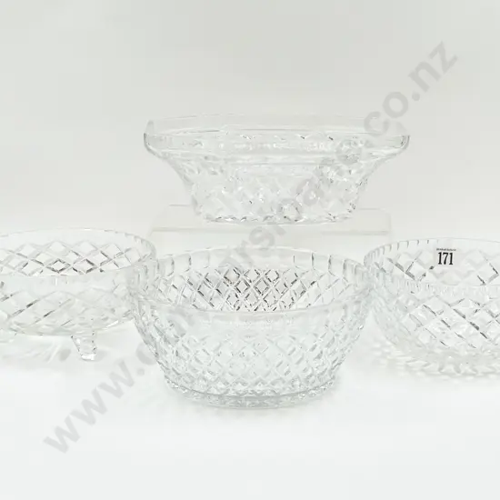Quantity of Crystal Bowls and Other