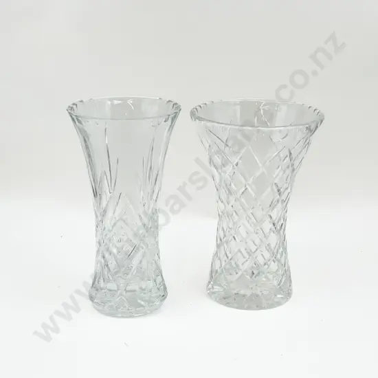 Two Crystal Vases