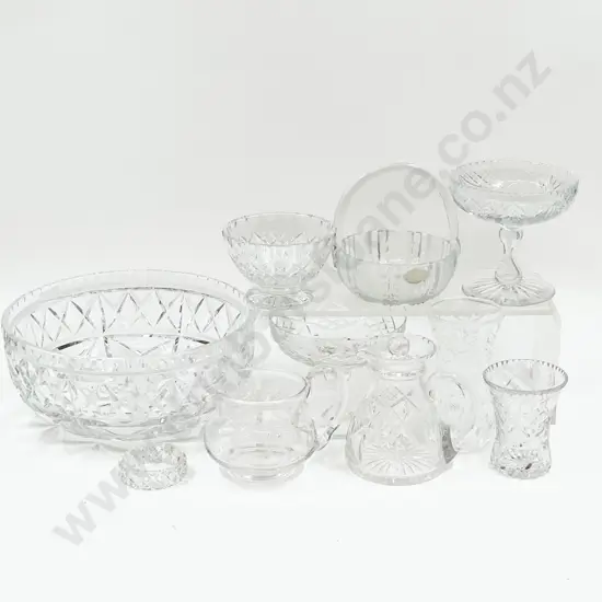 Assorted Glass and Crystal Ware
