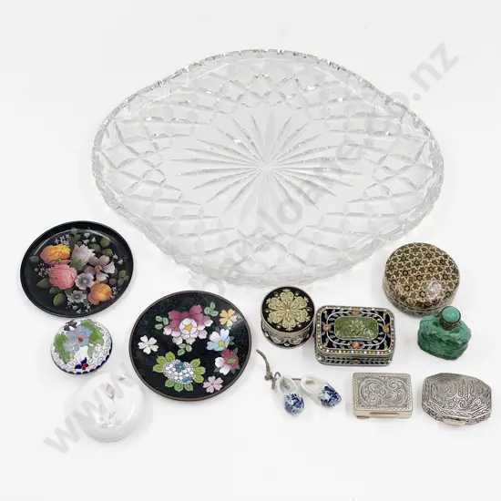 Small Qty of Assorted Trinket Boxes Etc