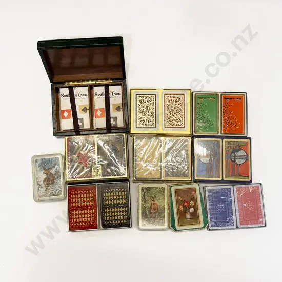 Box Qty of assorted Playing Cards