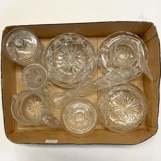 Qty of Assorted Crystal and Glassware