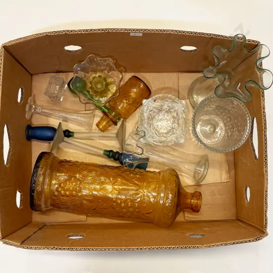 Box Qty of Assorted Glassware