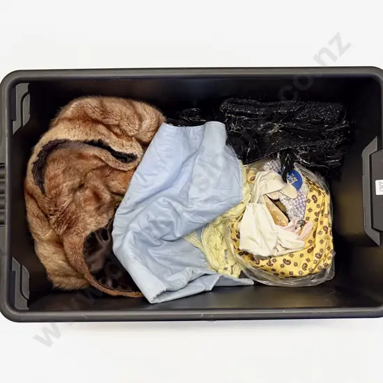 Fur Shawl Togeher With Assorted Costume