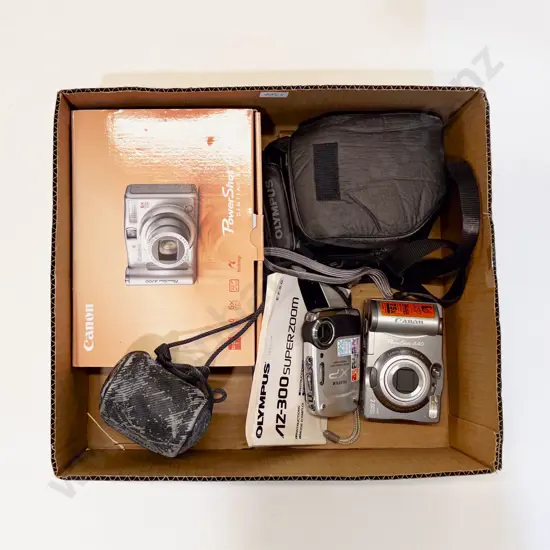 Quantity of Assorted Digital Cameras Etc