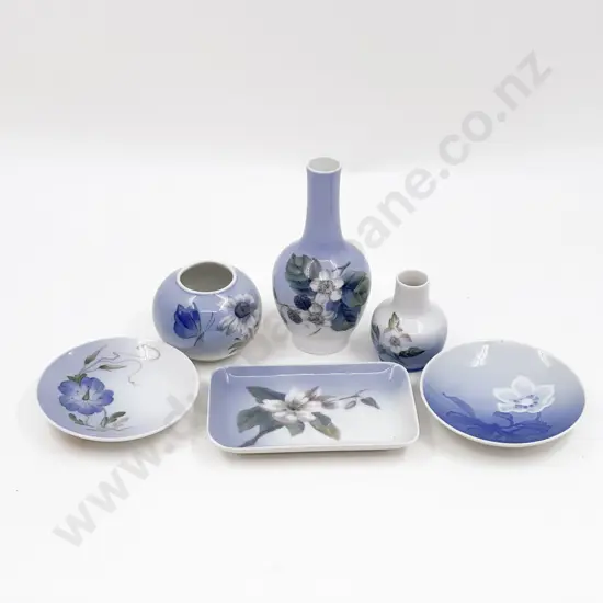 Six Pieces of Assorted Royal Copenhagen
