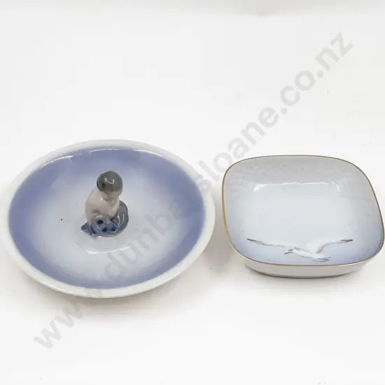 Royal Copenhagen Mermaid Figure Dish & Other