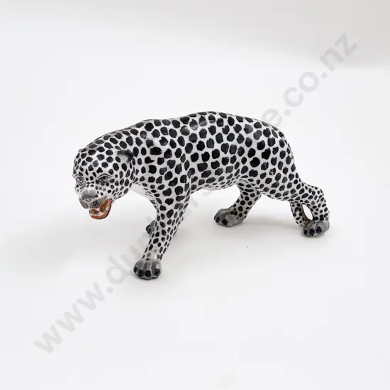 Crown Staffordshire Snow Leopard