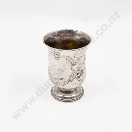 Unmarked Silver Beaker