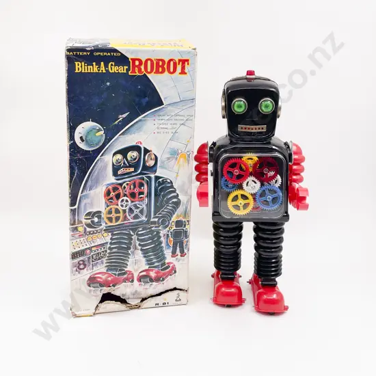 Blink-A-Gear Robot in Original Box