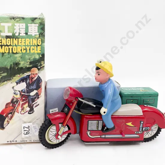 Boxed Model Motorcycle