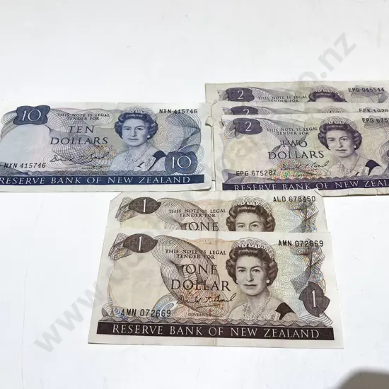 Quantity of NZ Bank Notes