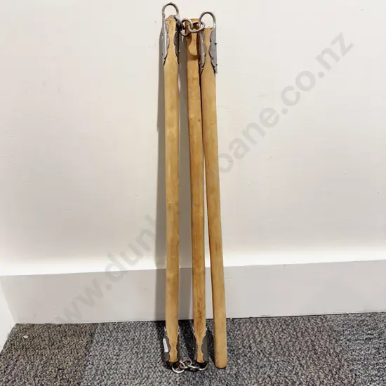 Set of Wooden Nunchucks