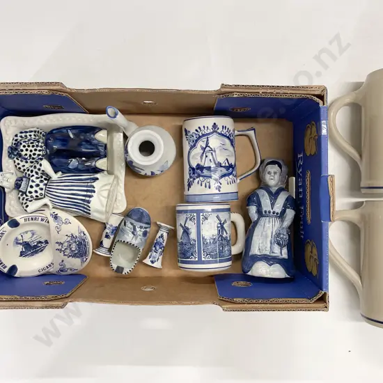Boxed Quantity of Assorted Pottery