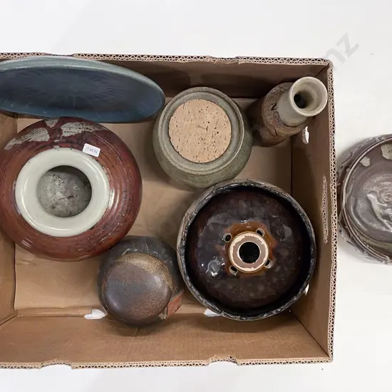 Boxed Quantity of Assorted Pottery