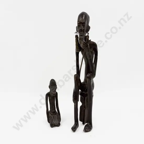 Two Bronze Touristware Figures