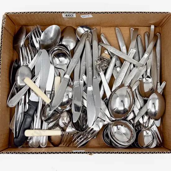 Boxed Quantity of Assorted Cutlery