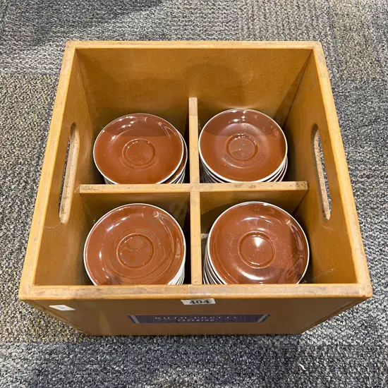Boxed Quantity of Ruth Pretty Catering Saucers