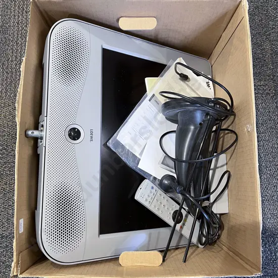 Retro Loewe Opta LCD-TV Radio Alarmclock DISCLAIMER may not work