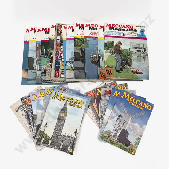 Quantity of Meccano Magazines