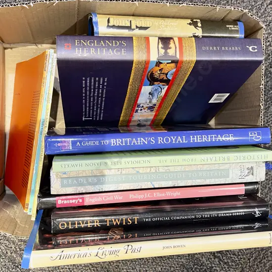 Box Quantity of Assorted British History Volumes & Others