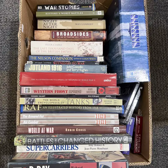 Boxed Quantity of Military Reference Volumes