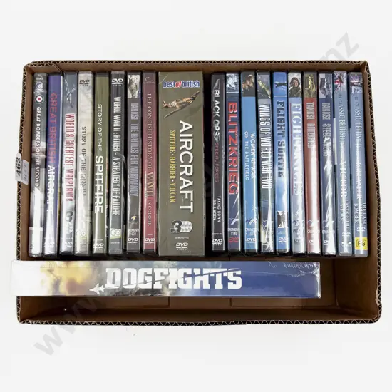 Boxed Quantity of DVDs